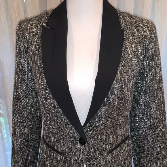 BNWT Mossimo tweed tuxedo blazer sz 8 - Picture 2 of 6